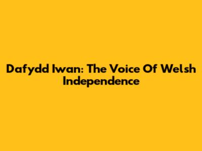 Dafydd Iwan: The Voice Of Welsh Independence