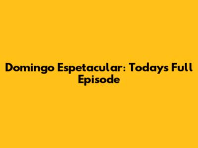 Domingo Espetacular: Today's Full Episode