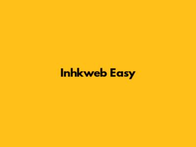 Inhkweb Easy