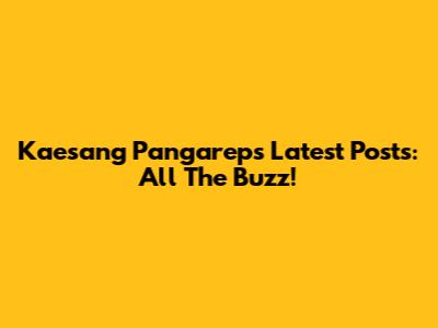 Kaesang Pangarep's Latest Posts: All The Buzz!