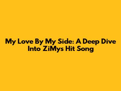 My Love By My Side: A Deep Dive Into ZiMy's Hit Song