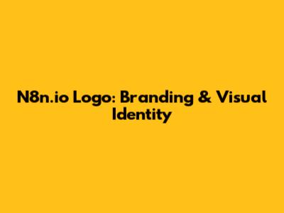 N8n.io Logo: Branding & Visual Identity