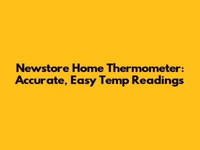 Newstore Home Thermometer: Accurate, Easy Temp Readings