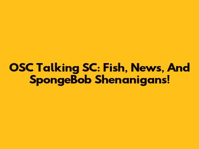 OSC Talking SC: Fish, News, And SpongeBob Shenanigans!