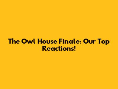The Owl House Finale: Our Top Reactions!