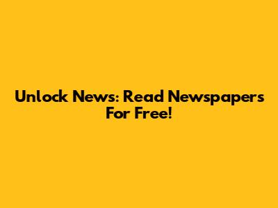 Unlock News: Read Newspapers For Free!